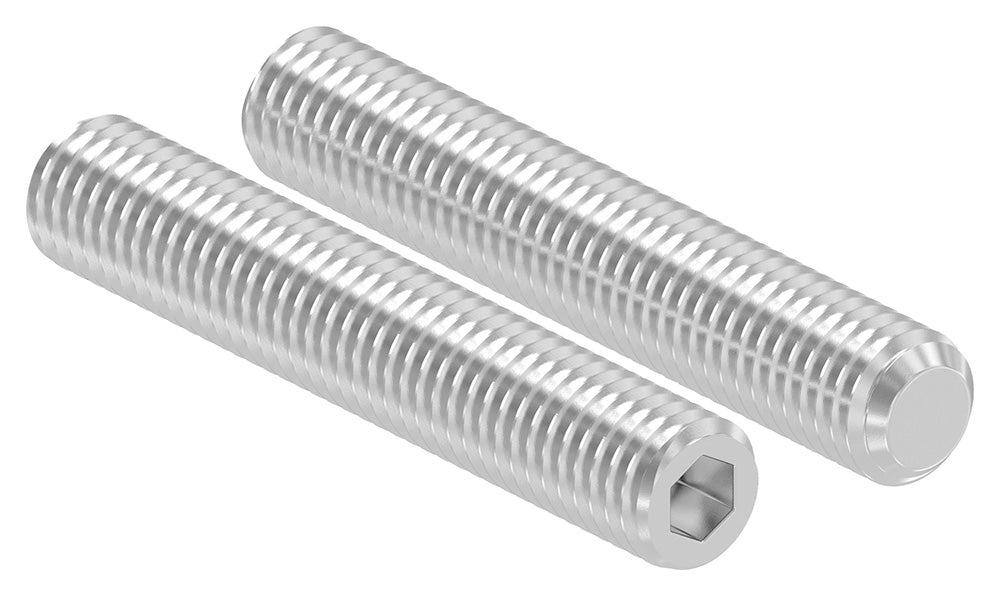 Gewindestift, M10 x 60mm, mit Innensechskant, aus V2A Edelstahl