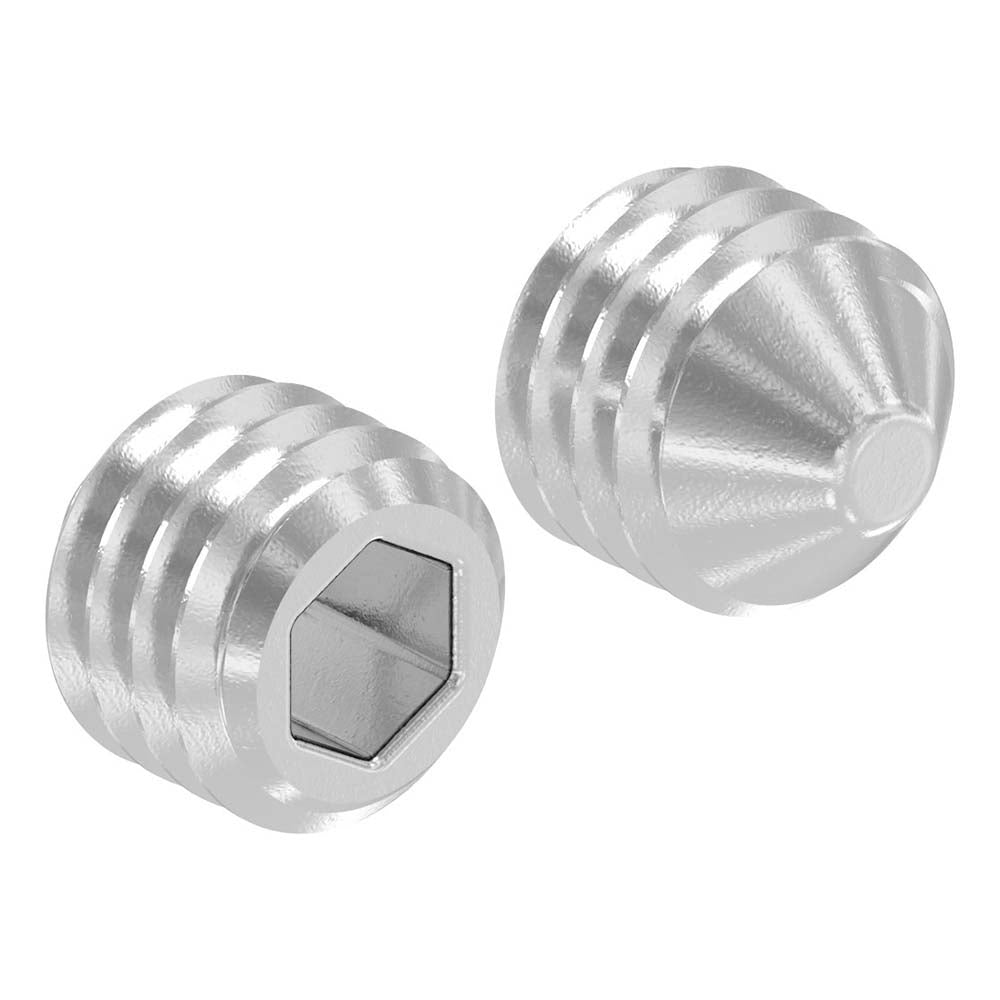 Gewindestift mit Spitze, mit Innensechskant, M5 x 5mm, DIN 914 / ISO 4027, 10er Pack