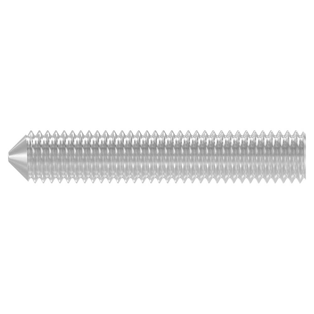 Gewindestift mit Spitze, mit Innensechskant, M8 x 45mm, DIN 914 / ISO 4027, 10er Pack
