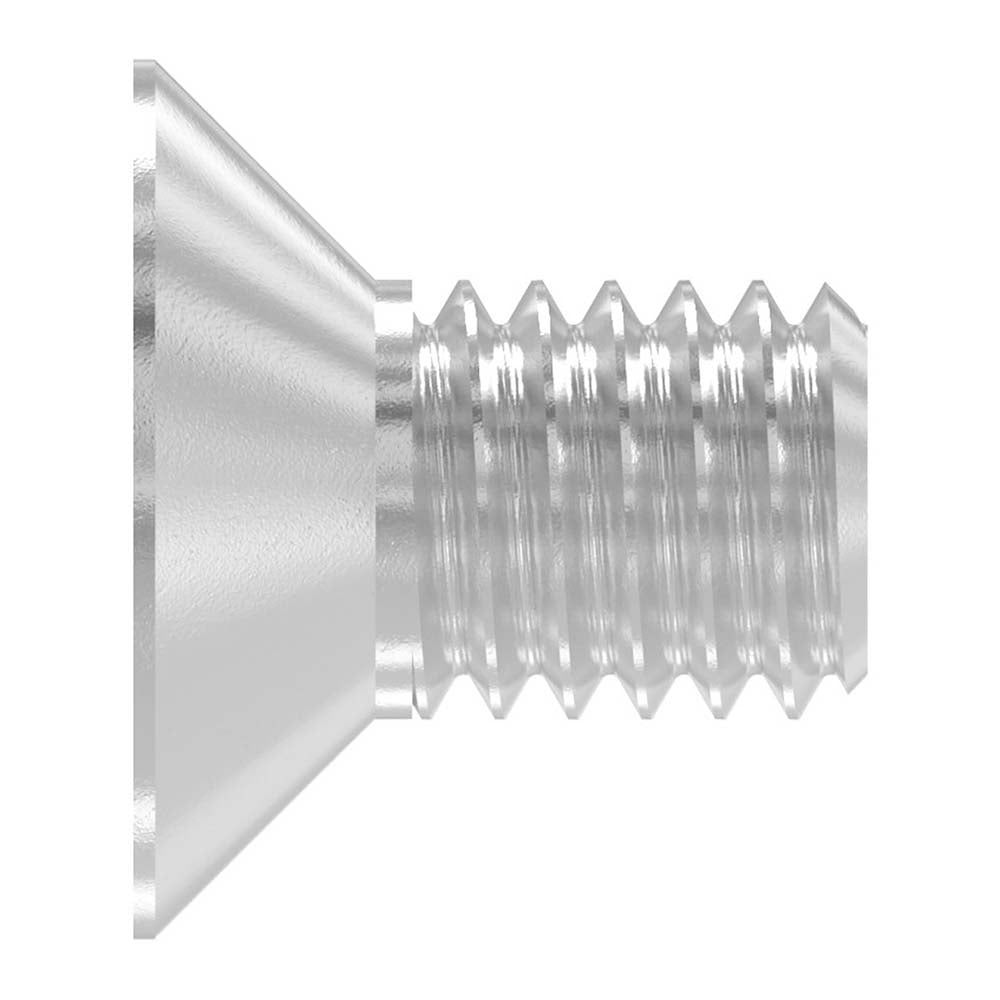 V4A Senkkopfschraube mit Innensechskant, M6 x 10mm, ISO 10642, 10er Pack