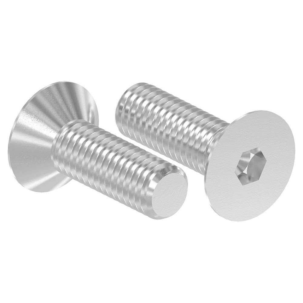 V4A Senkkopfschraube mit Innensechskant, M8 x 25mm, ISO 10642, 10er Pack