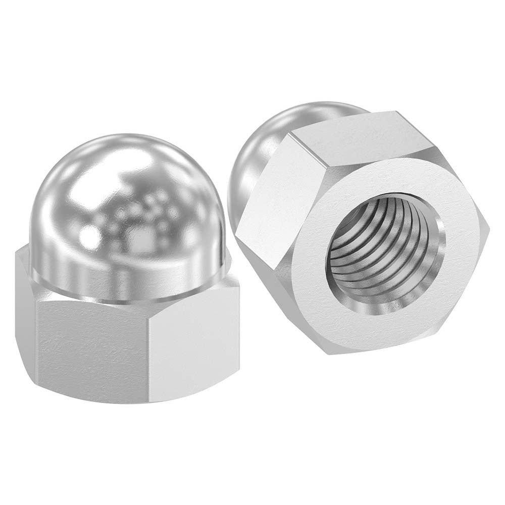 Sechskant-Hutmutter, M12, DIN 1587, 10er Pack