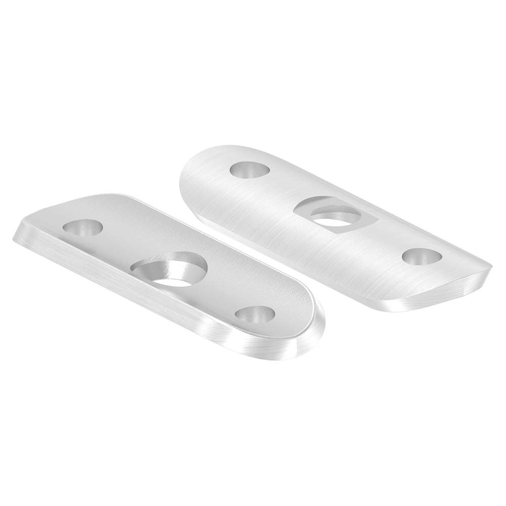 Handlaufanschlussplatte 63 x 25 x 4mm, für Anschluss an ø 33,7mm Rohr