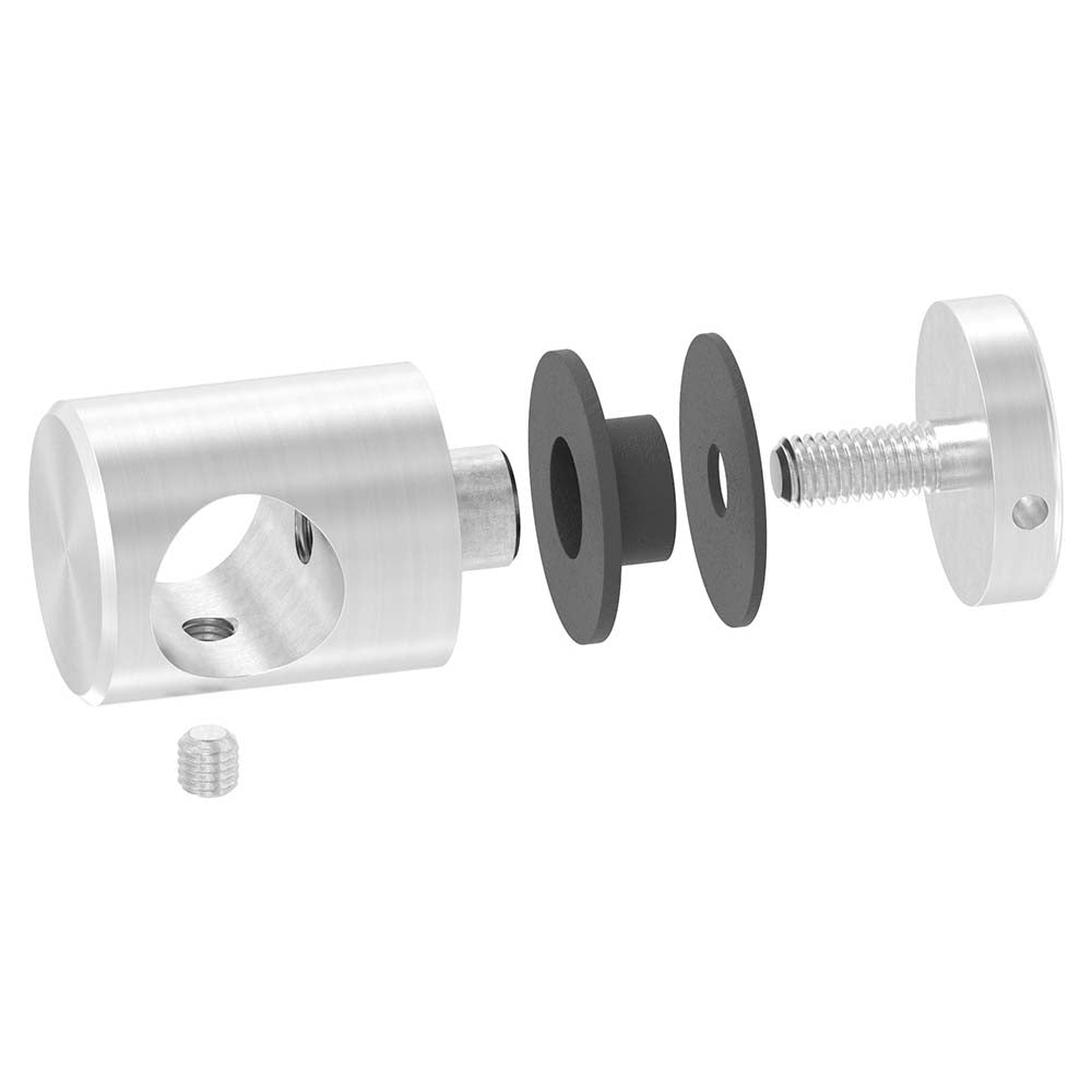Querstabhalter-Glashalter, für Stab ø 16 mm, für 6-12,76mm Glas