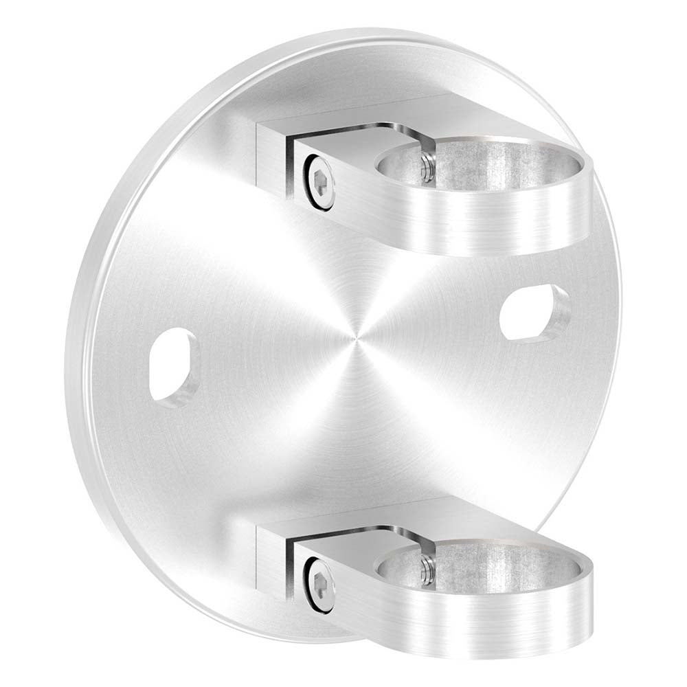 Wandanker zum Spannen, mit Platte 150 x 10mm, für 48,3mm Rohr