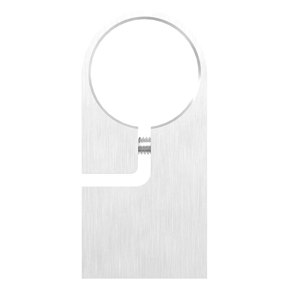 Edelstahl-Spannring, für Rohr ø 42,4mm, Wandabstand 60mm