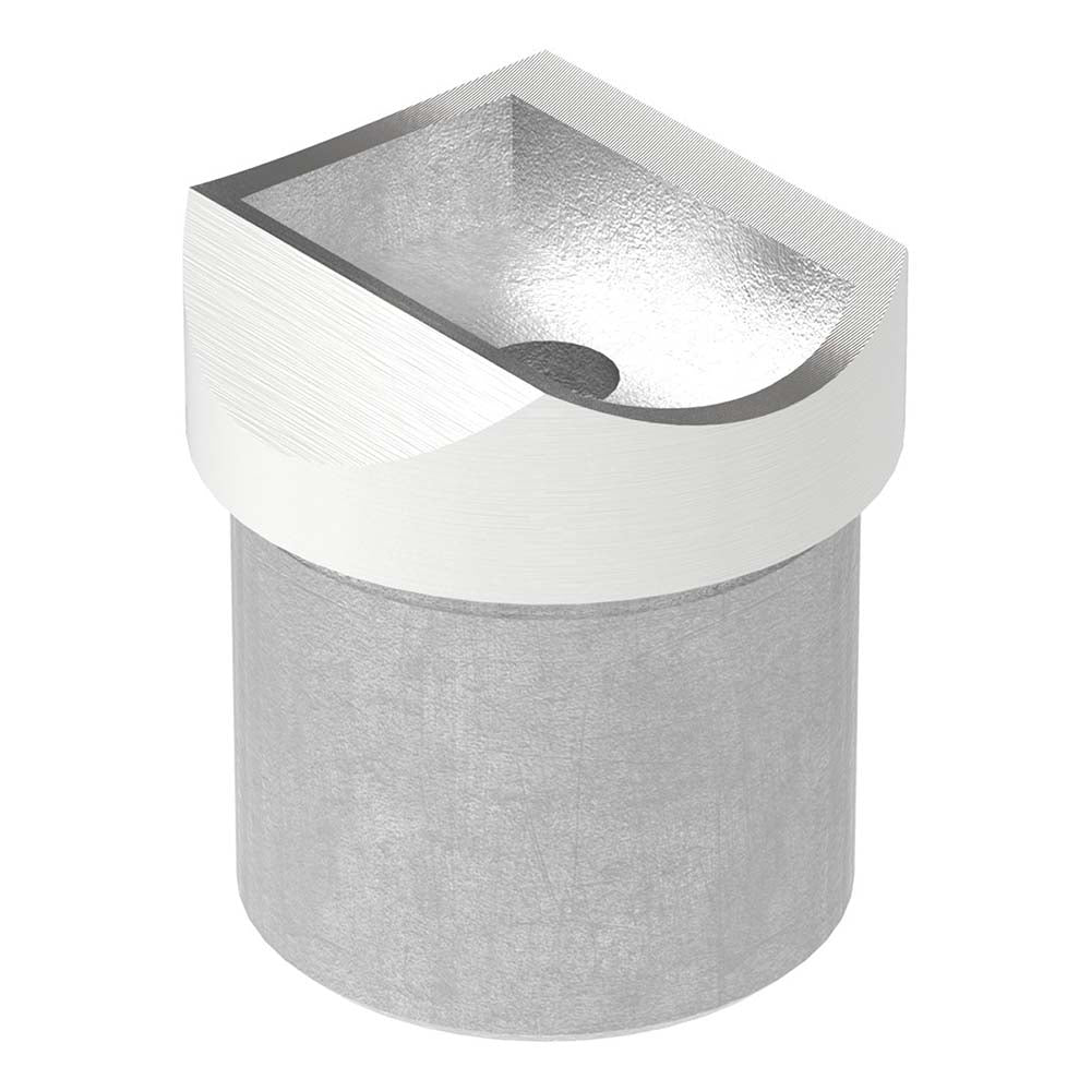Rohrsattel zum Kleben, für Rohr 33,7 x 2,0mm an Rohr 42,4mm