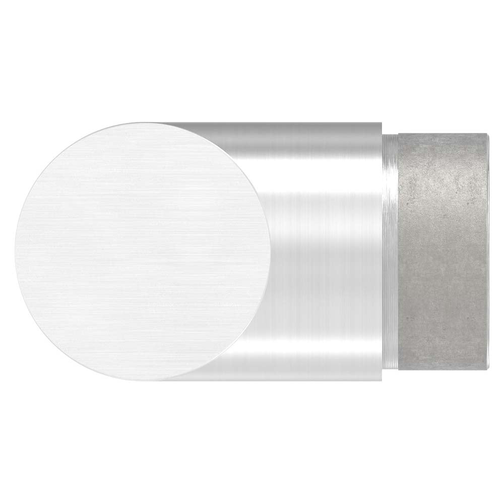Endstück 45° abgeschrägt, zum Stecken und Kleben, für Rohr 48,3 x 2,0mm