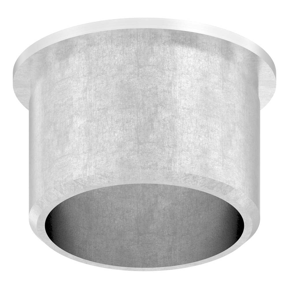 Endkappe leicht gewölbt, hohl, für Rohr ø 33,7 x 2,0mm, zum Einkleben
