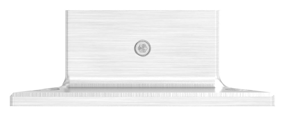 Wandhalter für Glasleistenrohr 40 x 40 x 1,5mm, V2A