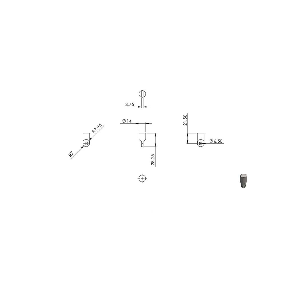 Handlaufstütze aus einem Teil, mit Gelenk, für ø 42,4 x 2,0mm Pfosten, zum Anschweißen an Handlauf