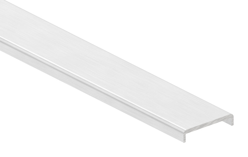 Aluminium-Kantenschutzprofil Extra Slim, 30,5 x 6 x 2mm, für Glasstärke 24,00-25,52mm, Länge 3000mm