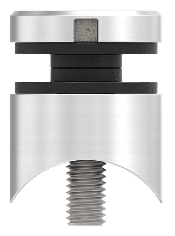 Glas-Punkthalter ø 30mm für Glas 6,0-12,76mm, Anschluss ø 33,7mm
