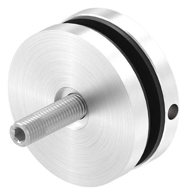 Glas-Punkthalter ø 62mm für Glas 6,0-21,52mm, flacher Anschluss, mit AbP