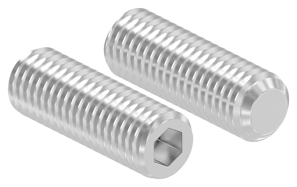 Gewindestift, M10 x 30mm, mit Innensechskant, aus V2A Edelstahl