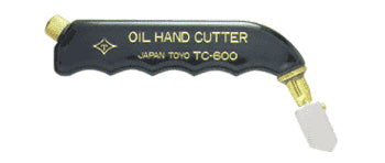 Toyo® SUPERCUTTER Öl-Glasschneider für Dickglas, Pistolengriff, breiter Schneidekopf, TAP-WHEEL