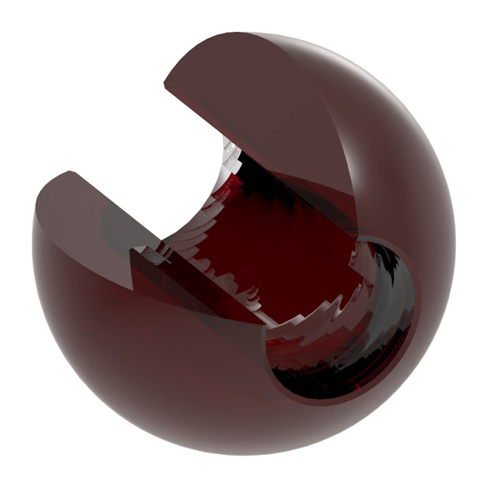 Glaskugel rot ø 30mm mit Durchgangsbohrung ø 12,3mm