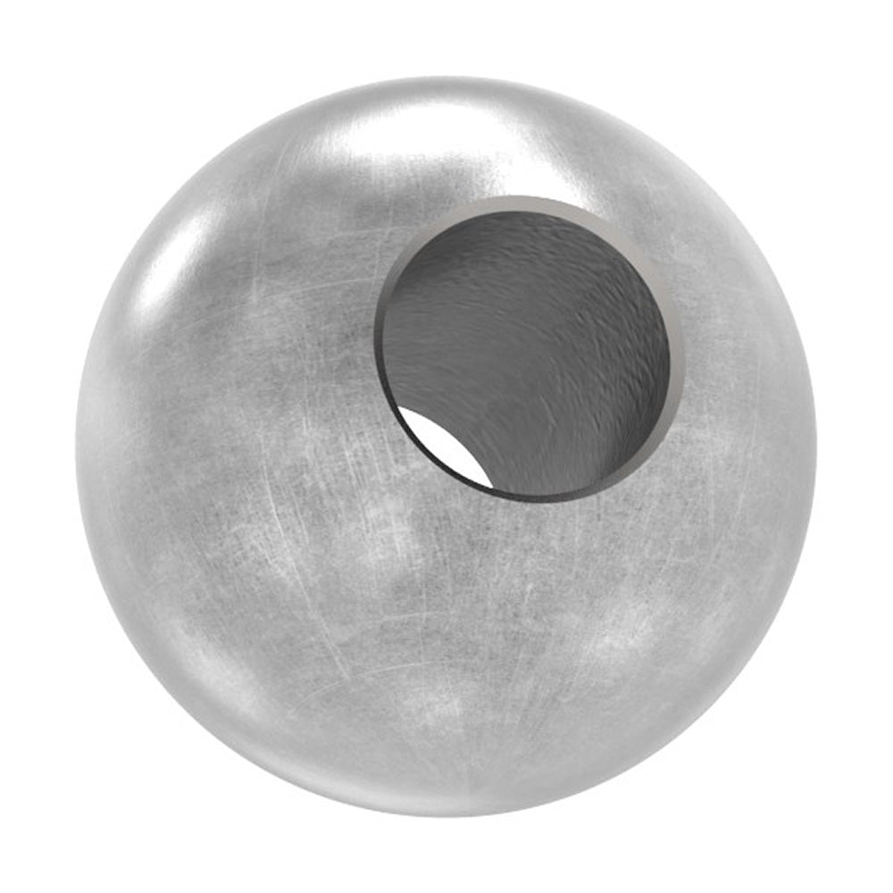Stahl-Massivkugel/Annietkugel ø 10mm, mit 5,5mm Durchgangsbohrung