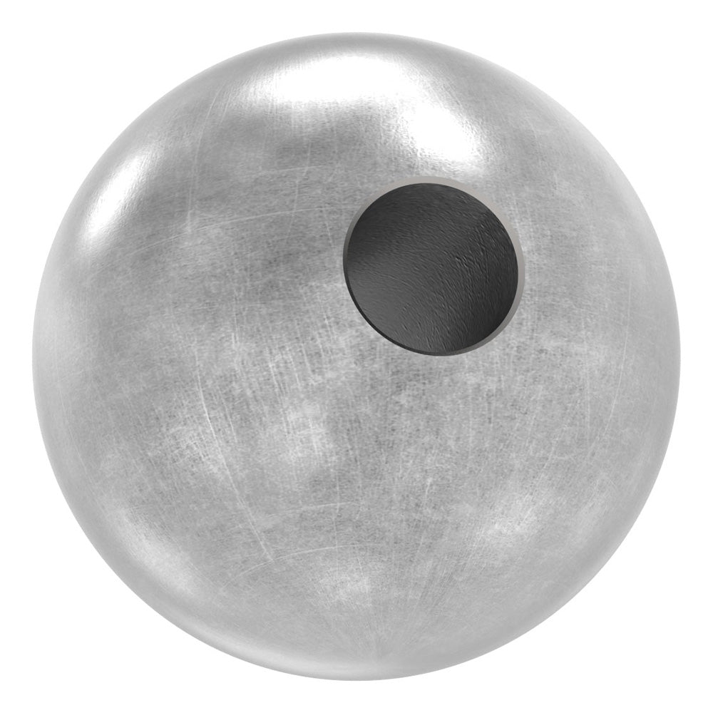 Stahl-Massivkugel/Annietkugel ø 22mm, mit 6mm Durchgangsbohrung