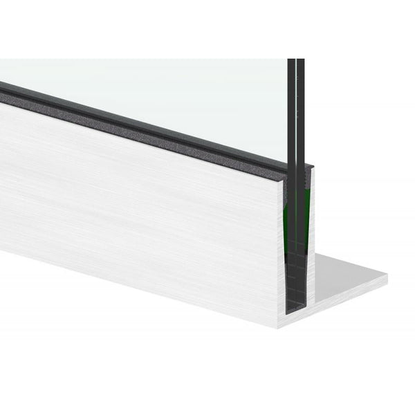 Aufbodenmontage F-Profil