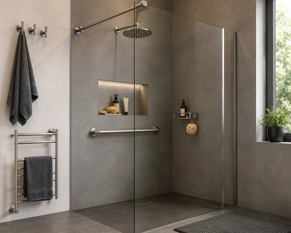 Rund um die Dusche