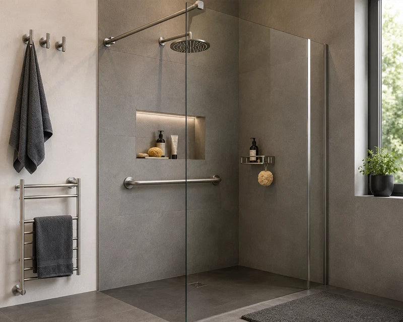 Rund um die Dusche