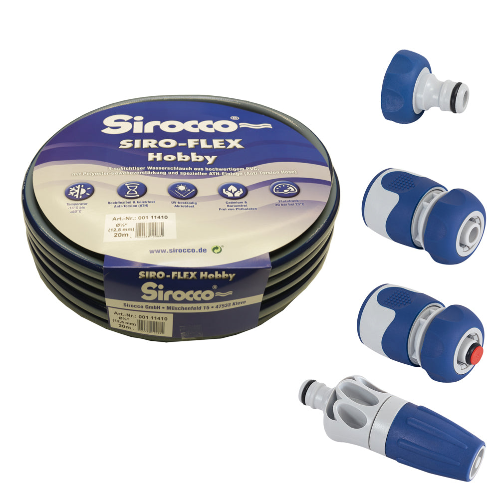 Siro-Flex Hobby im Set mit Siro-Soft Armaturen, Länge 50m (1,60€ / m)