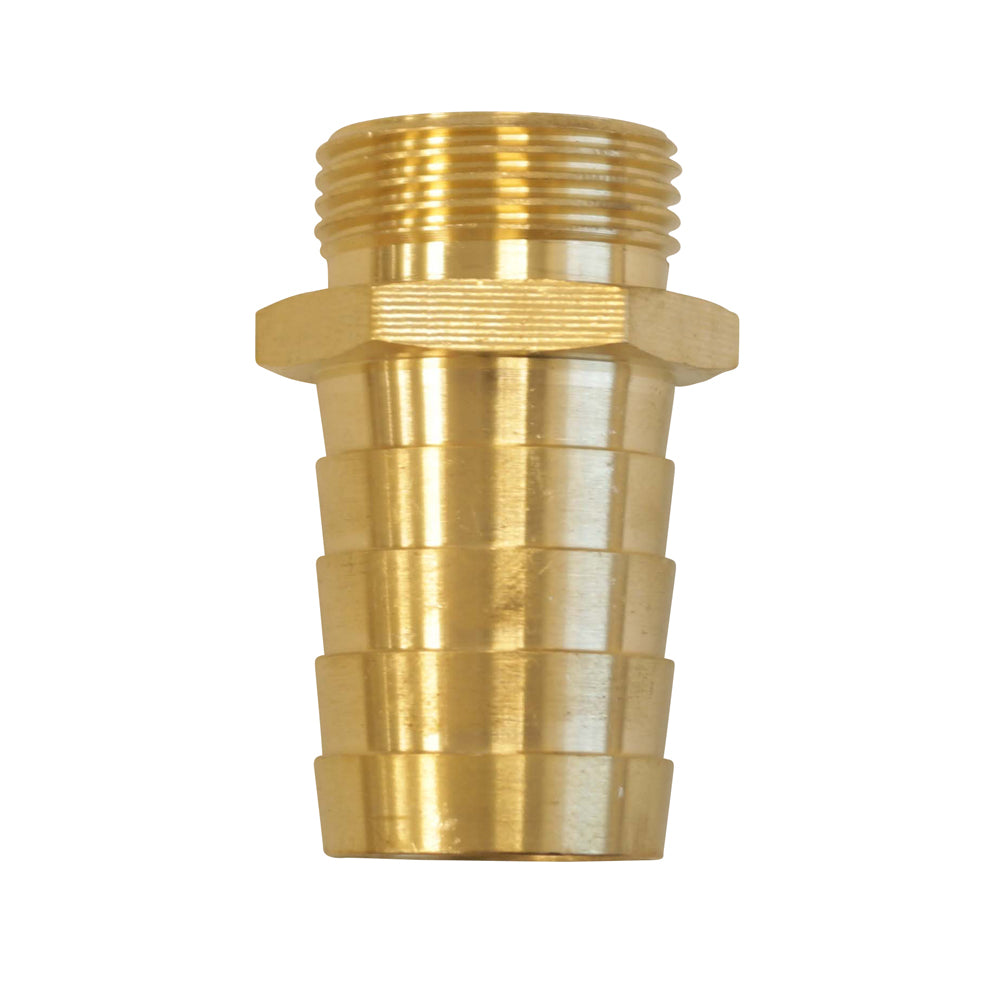 Sauger-Schlauchstutzen, Tülle 1/2" - AG 1/2" aus Messing