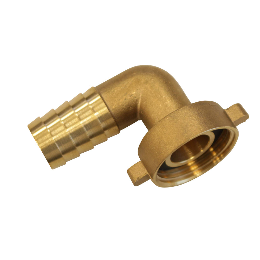 Winkelverschraubung, Tülle 1/2" - IG 1/2" aus Messing