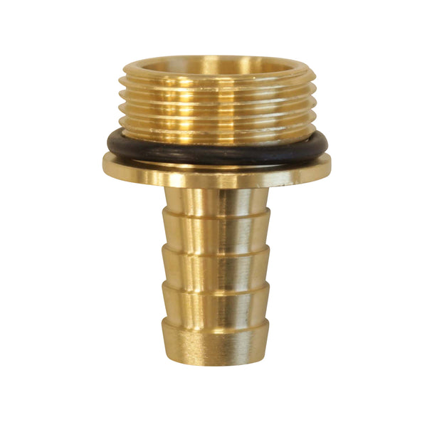 1/3-Verschraubung, Tülle 1/2" - AG 3/4" aus Messing