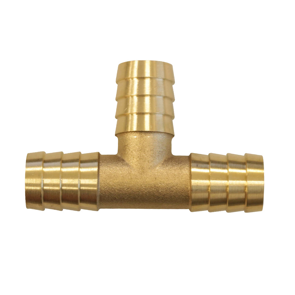T-Schlauchverbinder 90°, Tülle 1/2", aus Messing