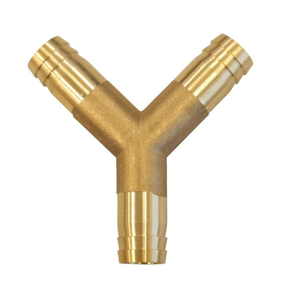Y-Schlauchverbinder 120°, Tülle 5/8", aus Messing