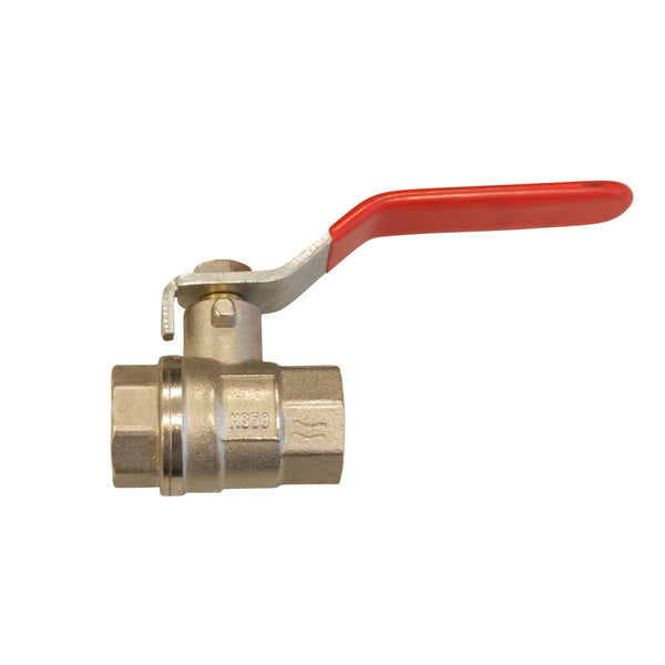 Kugelhahn, IG - IG 1/4", aus Messing