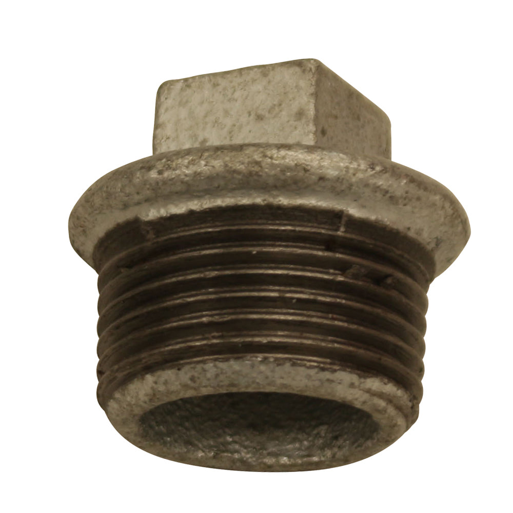 Stopfen (Aussenvierkant), AG 1/2", aus Temperguss