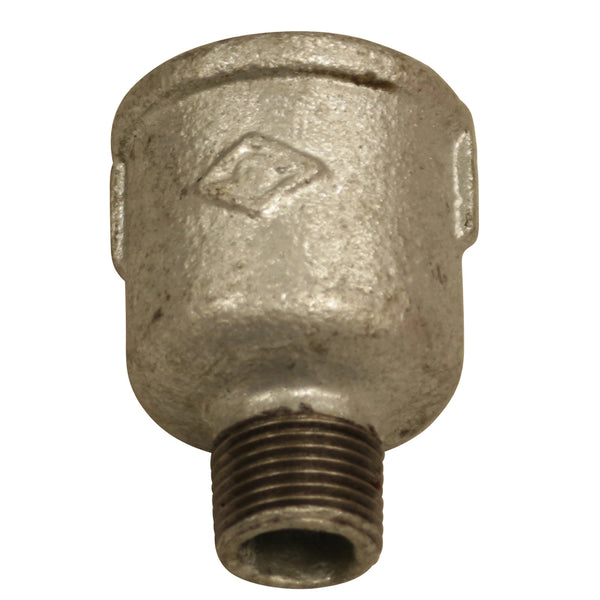 Reduziermuffe, IG 3/8" - AG 1/4", aus Temperguss