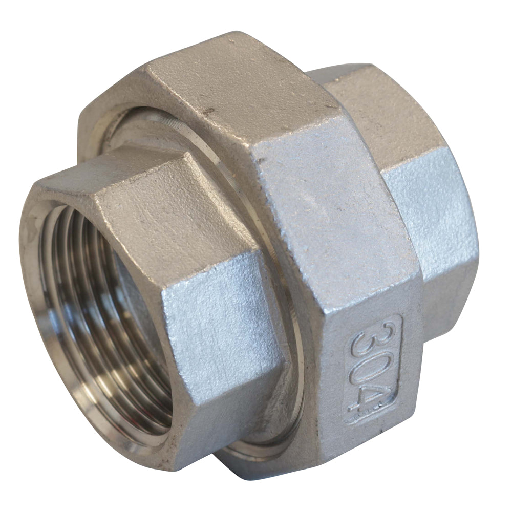 Verschraubung, IG 1 1/2" - IG 1 1/2" aus V2A Edelstahl