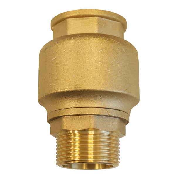 Pumpen-Rückschlagventil , IG 1 1/4" - AG 1 1/4", aus Messing