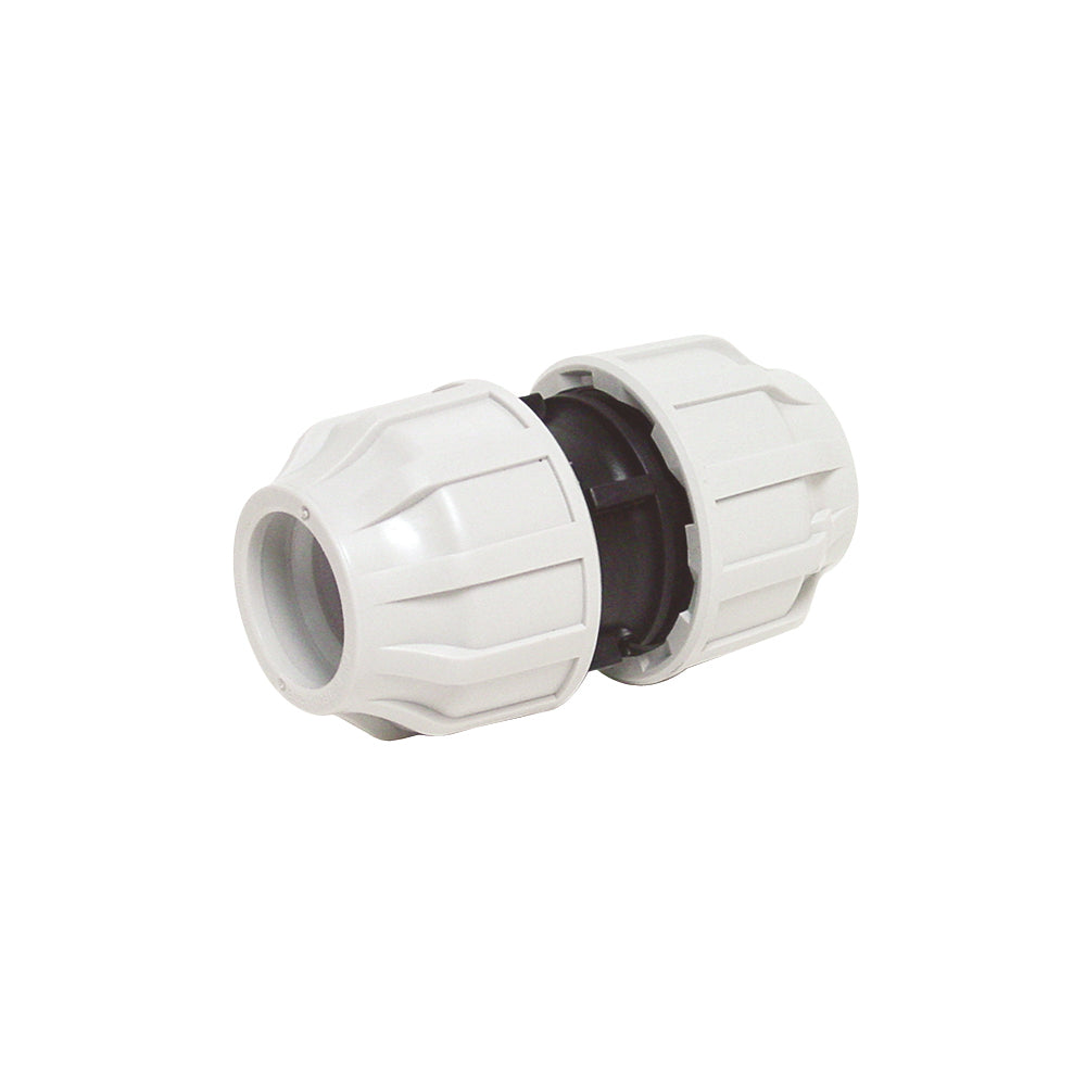 Kupplung, Verschraubung 20mm - Verschraubung 20mm, aus Plastik