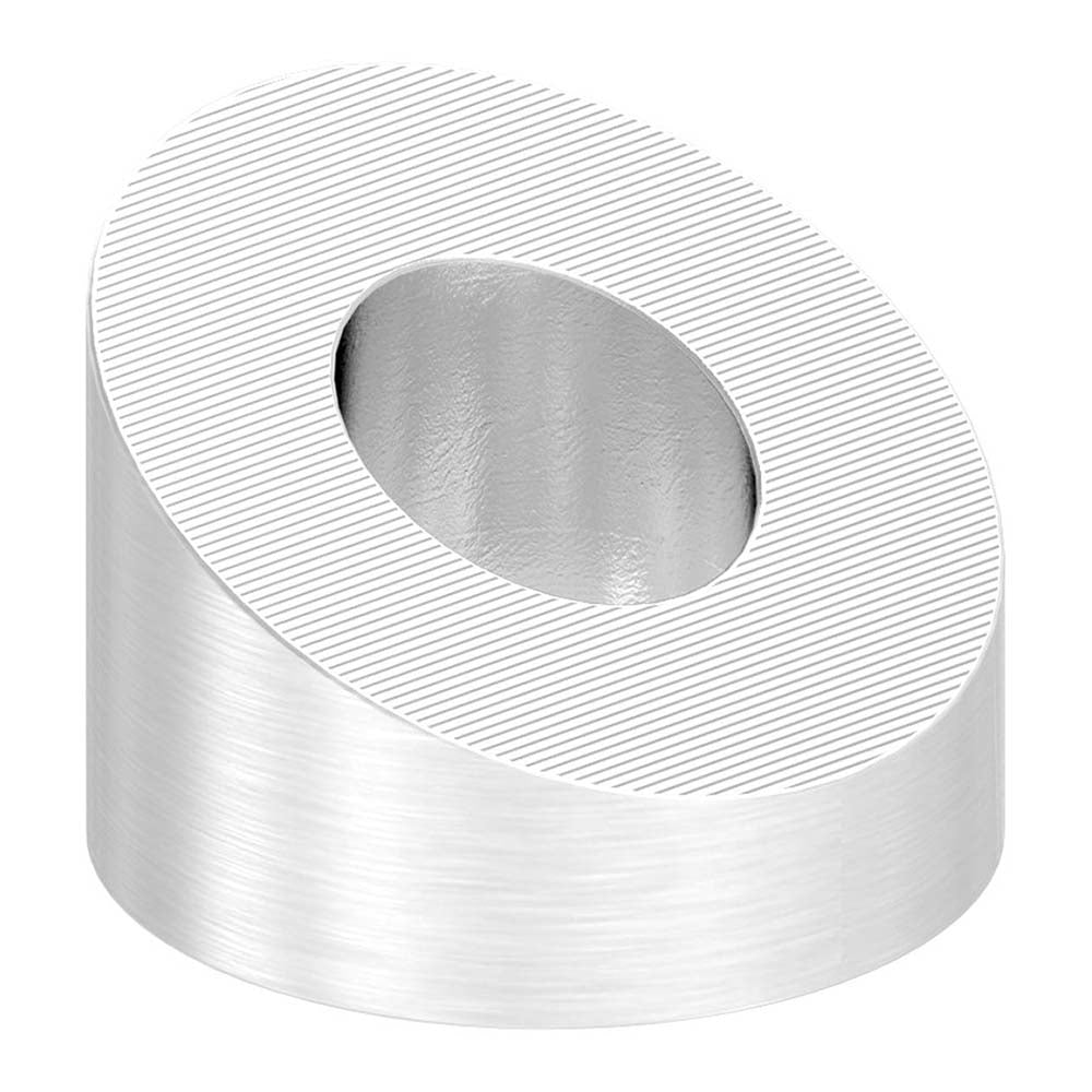 Formanschluss ø 12mm, für flache Pfosten, für M5 Gewinde, mit Steigung 28-32°