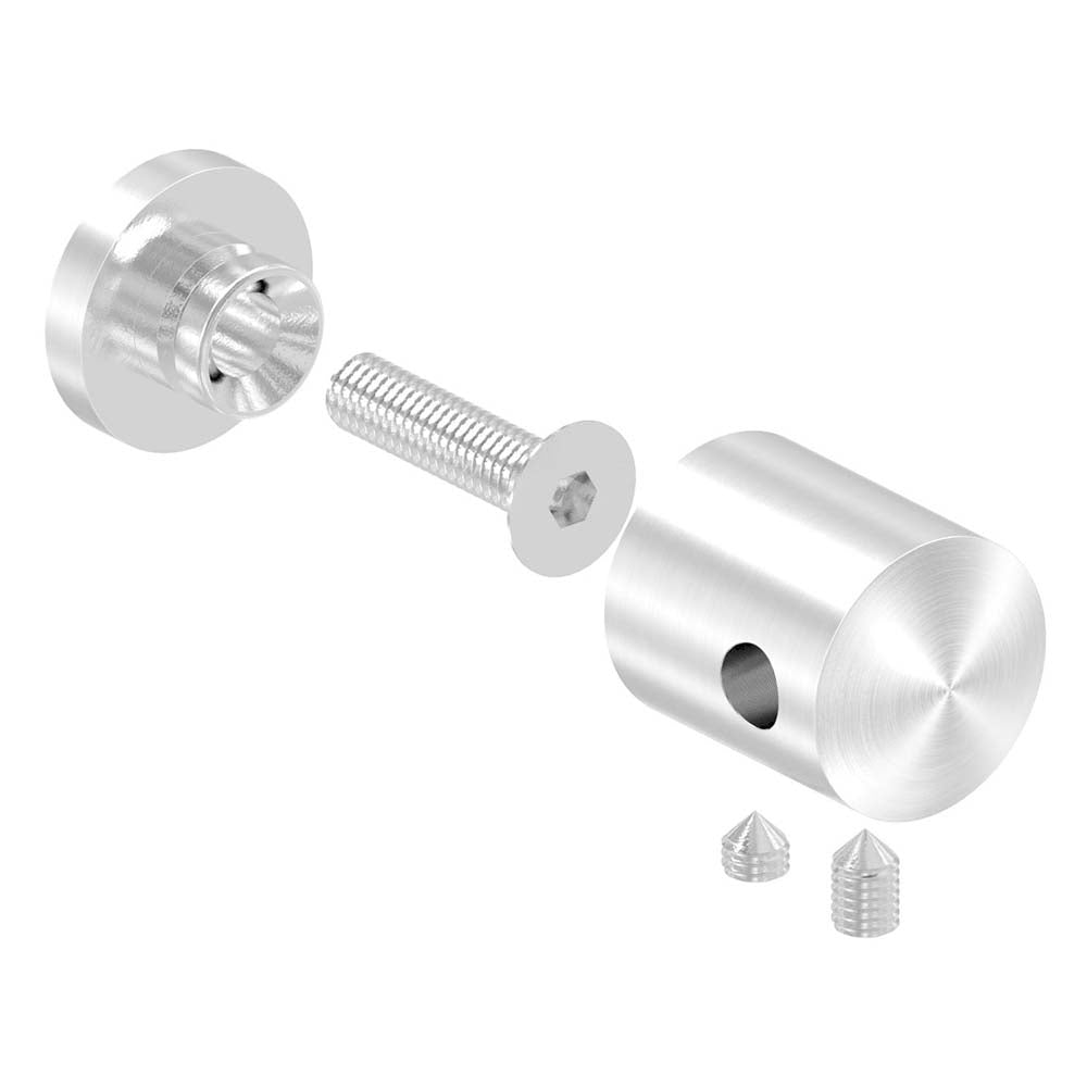 Seilhalter ø 22mm, flacher Anschluss, für ø 5mm Seil