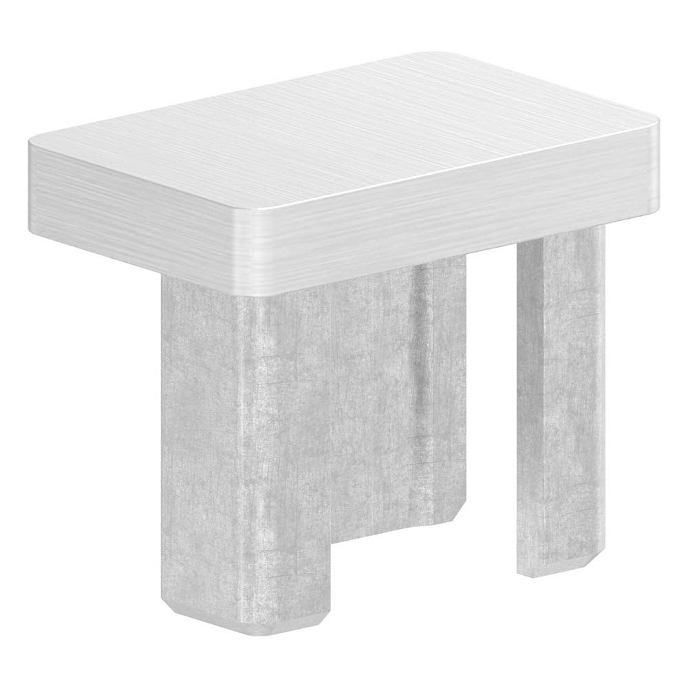 Einsteckkappe, für Rechteckrohr 30 x 20 x 2,0mm