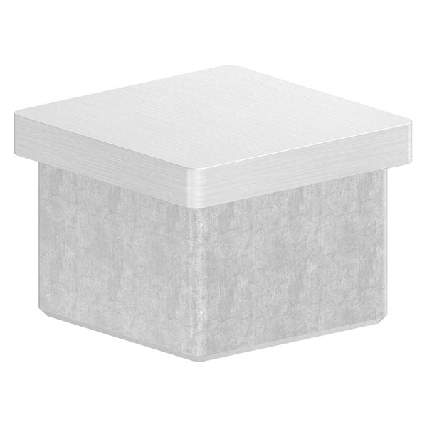 V2A Einsteckkappe, für Vierkantrohr 35 x 35 x 2,0mm