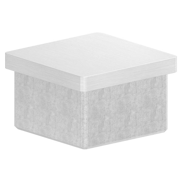V2A Einsteckkappe, für Vierkantrohr 40 x 40 x 2,0mm