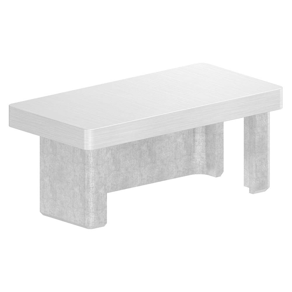 Einsteckkappe, für Rechteckrohr 60 x 30 x 2,0mm