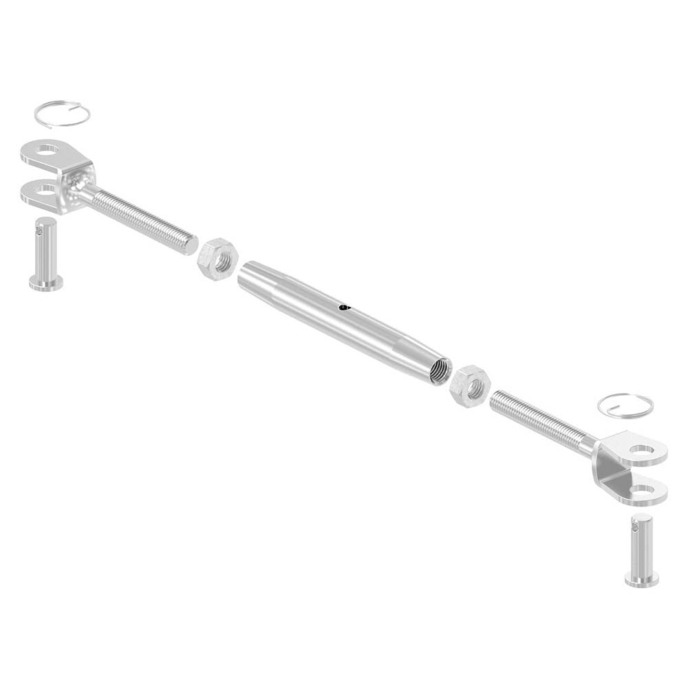 Wantenspanner mit beidseitiger Gabel, mit M8 Gewinde