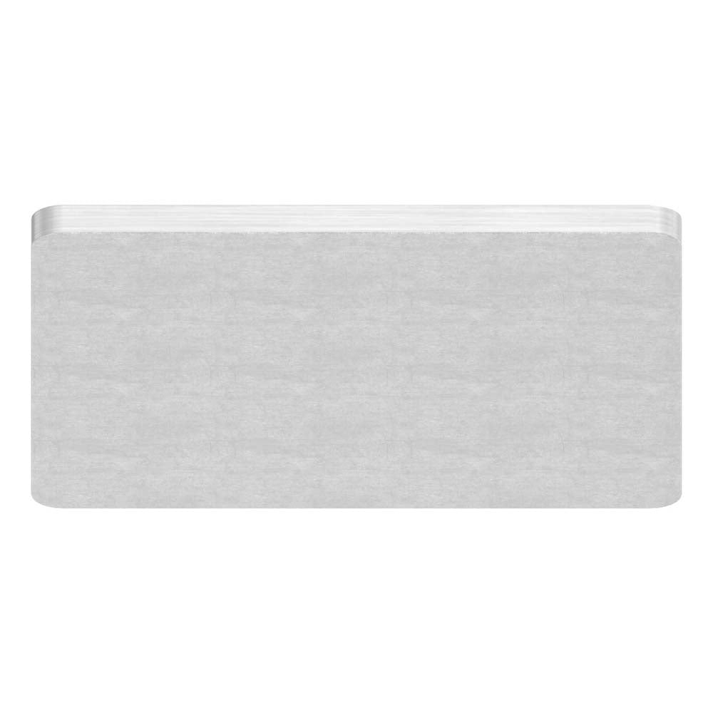 Platte, zum Aufschweißen, für Vierkantrohr 40 x 40mm, Stärke 2mm