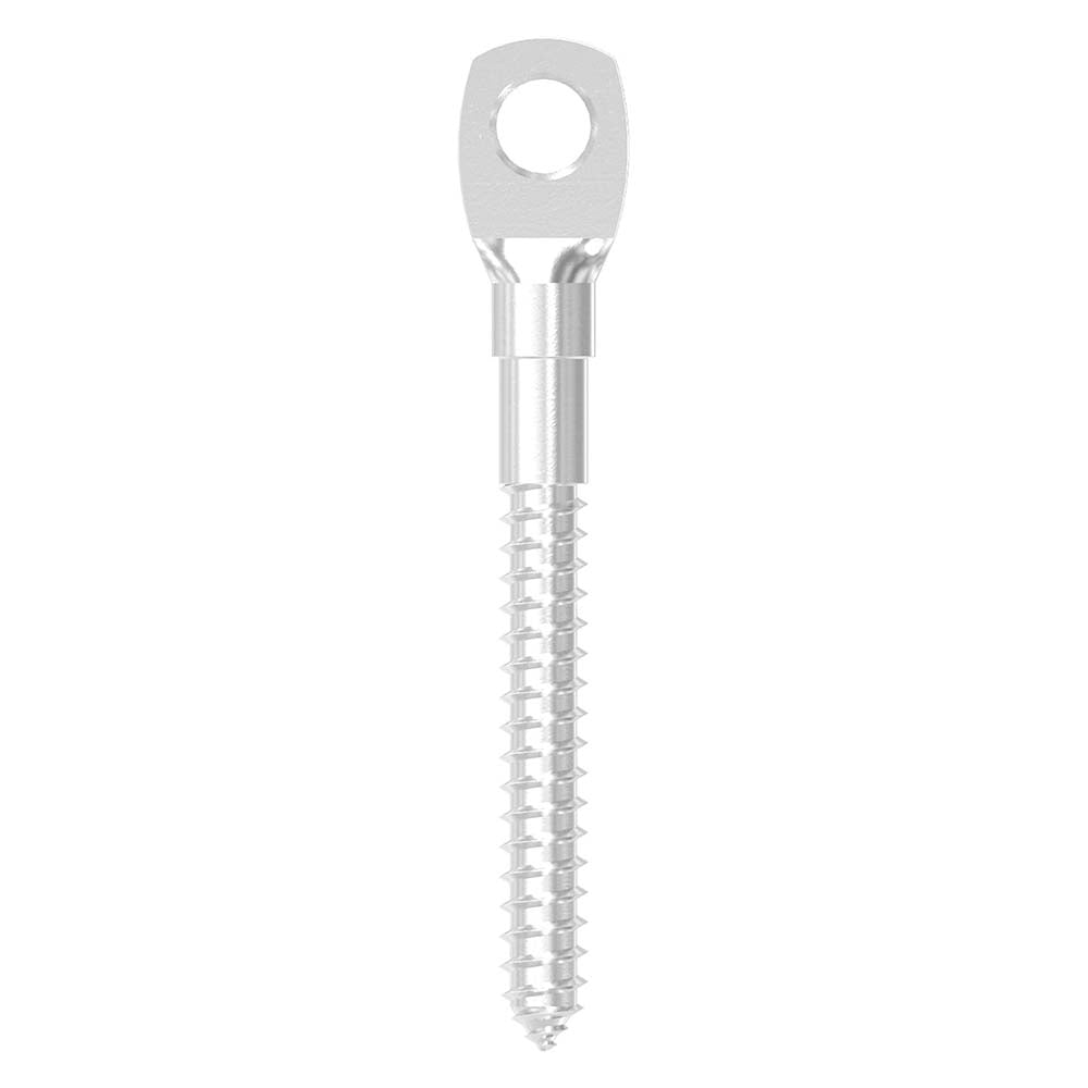 Augenschraube mit Holzgewinde, mit M6 Gewinde, für ø 6mm Seil