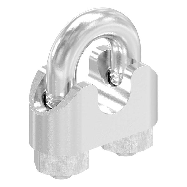 Drahtseilklemmen, für ø 8mm Seil, mit M6 Gewinde