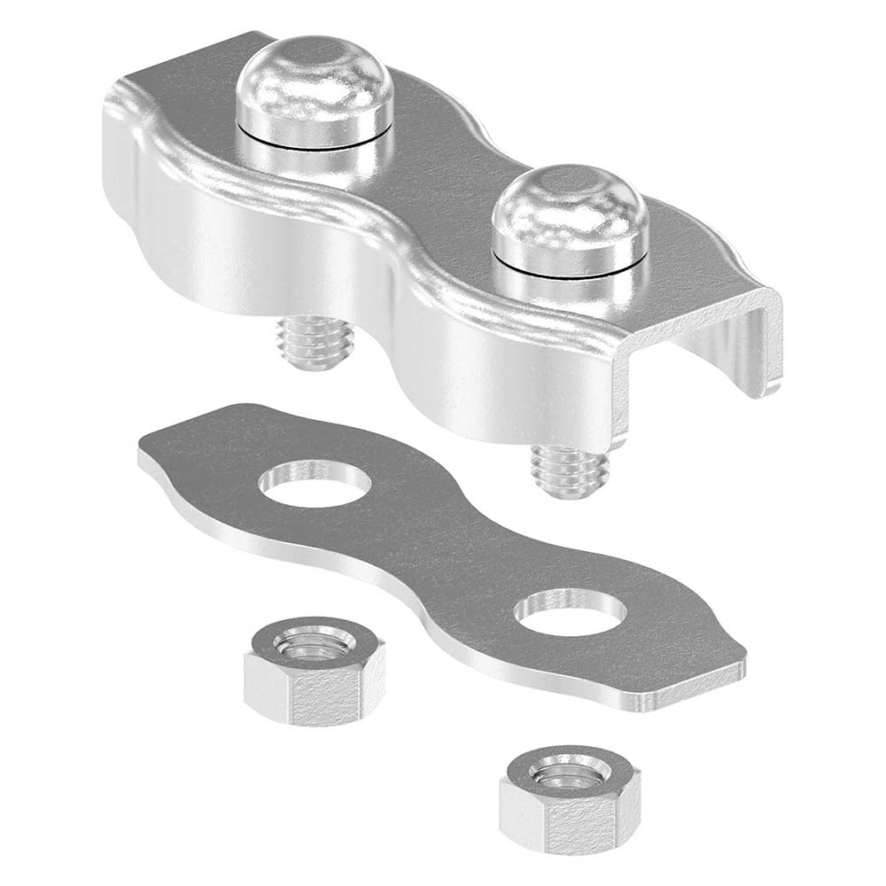 Duplexklemmen, für ø 5mm Seil