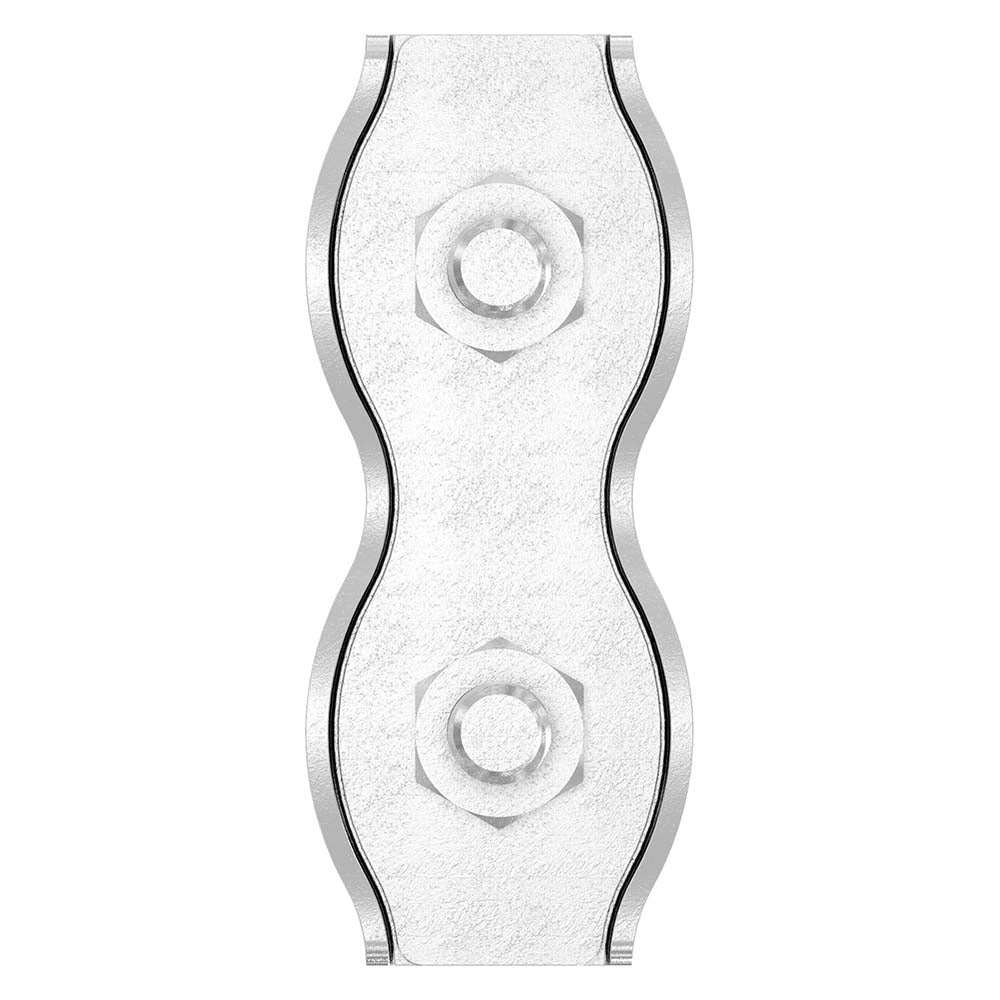 Duplexklemmen, für ø 8mm Seil
